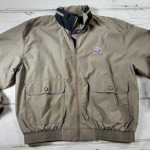 Pro Legends Apparel NFL Alumni Kansas City KC Chiefs Khaki Jacket Mens Sz XL EUC